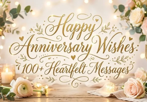Happy Anniversary Wishes: 100+ Heartfelt Messages