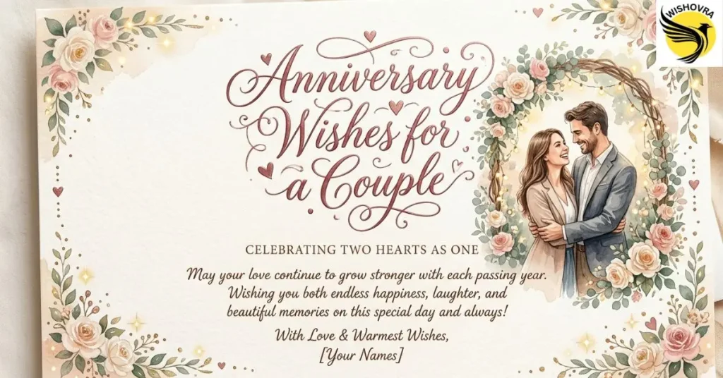 Anniversary Wishes for a Couple