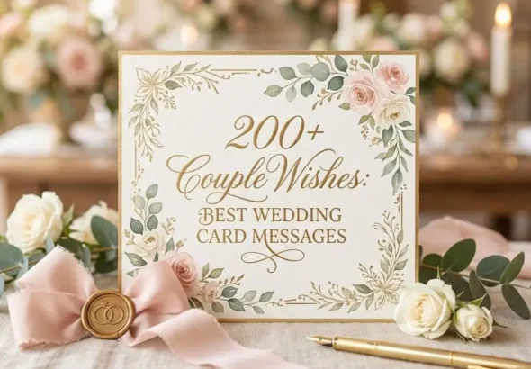 200+ Couple Wishes: Best Wedding Card Messages