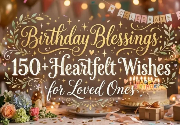 Birthday Blessings: 150+ Heartfelt Wishes for Loved Ones