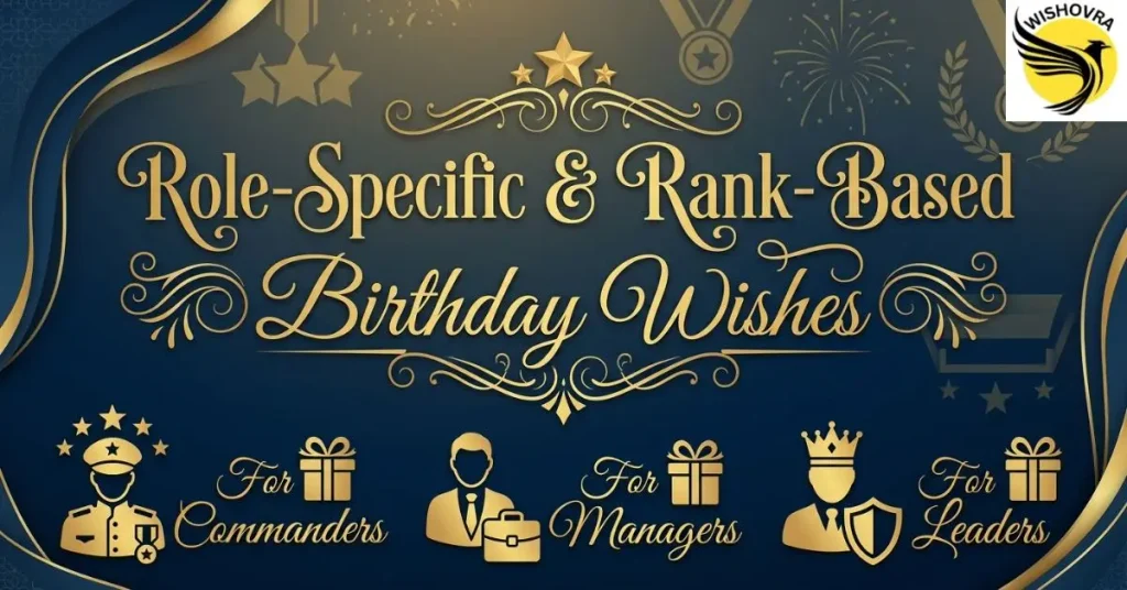 Role-Specific & Rank-Based Birthday Wishes