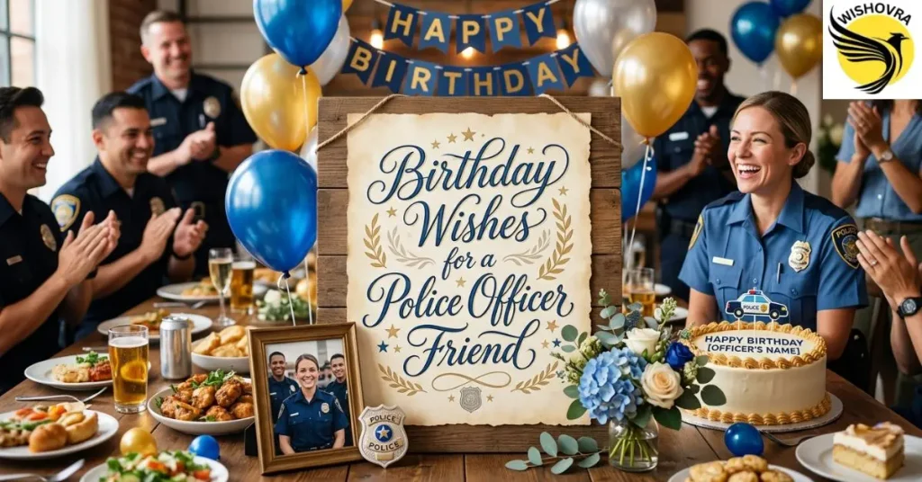 Birthday Wishes for a Police Officer Friend