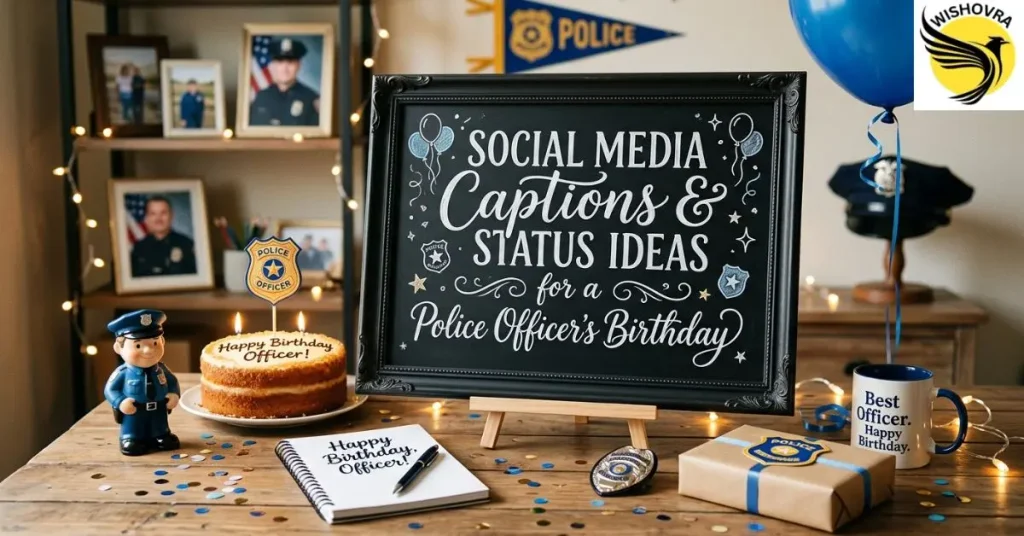 Social Media Captions and Status Ideas for a Police Officer's Birthday