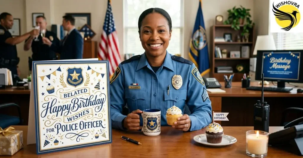 Belated Happy Birthday Wishes for Police Officer