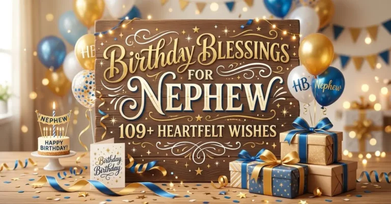 Birthday Blessings for Nephew: 109+ Heartfelt Wishes
