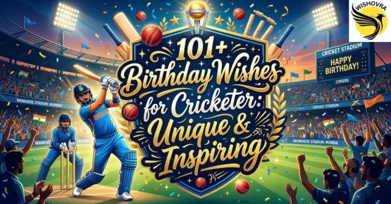 101+ Birthday Wishes for Cricketer: Unique & Inspiring