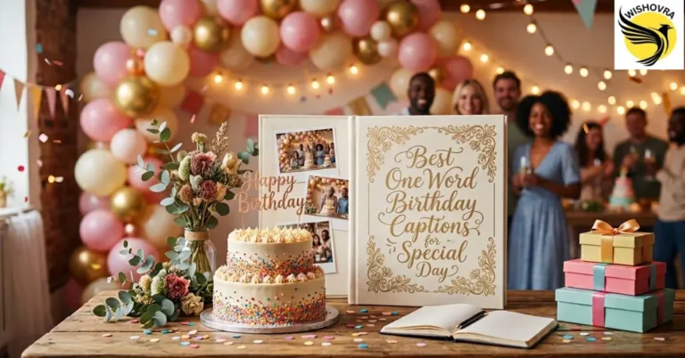 Best One Word Birthday Captions for Special Day