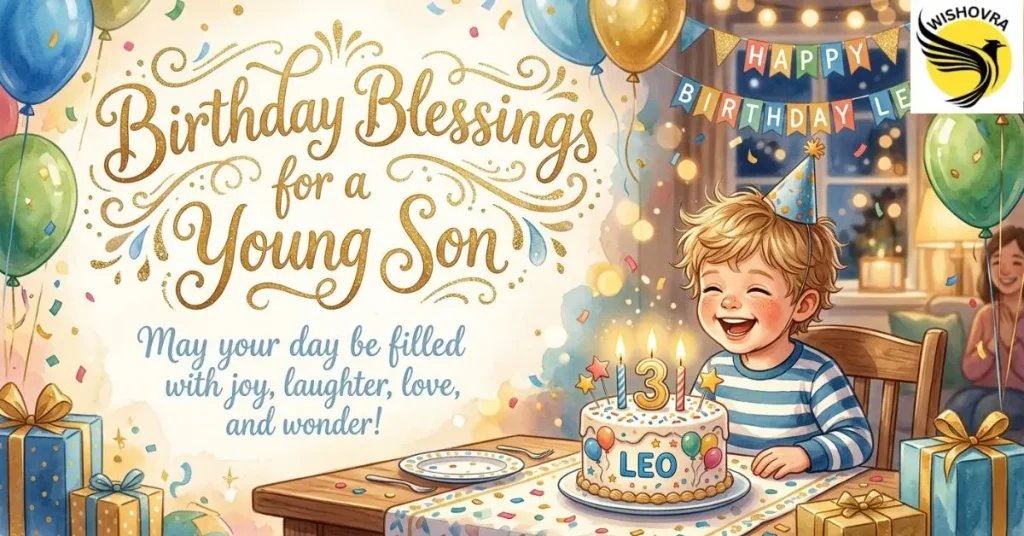 Birthday Blessings for a Young Son