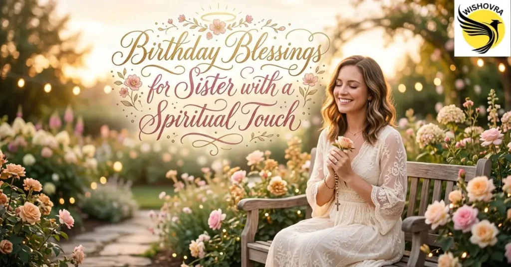 Birthday Blessings for Sister with a Spiritual Touch