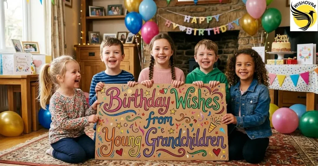 birthday-wishes-from-young-grandchildren Birthday Wishes from Young Grandchildren