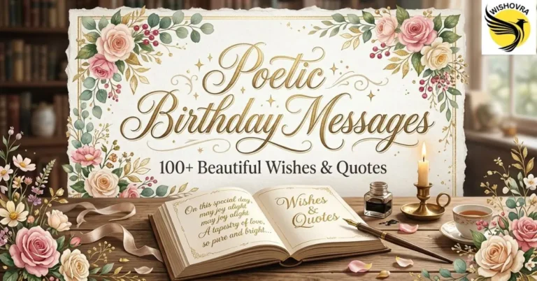 Poetic Birthday Messages: 100+ Beautiful Wishes & Quotes