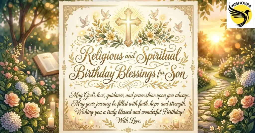 Religious and Spiritual Birthday Blessings for Son