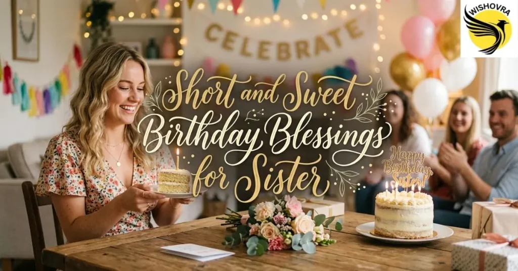 Short and Sweet Birthday Blessings for Sister