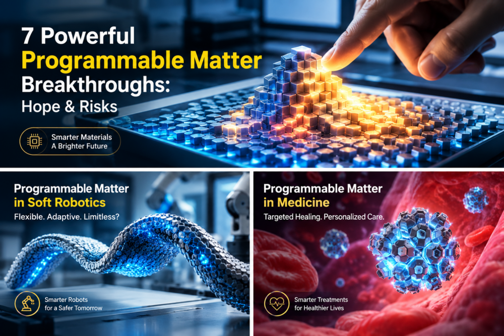 7 Powerful Programmable Matter Breakthroughs: Hope & Risks